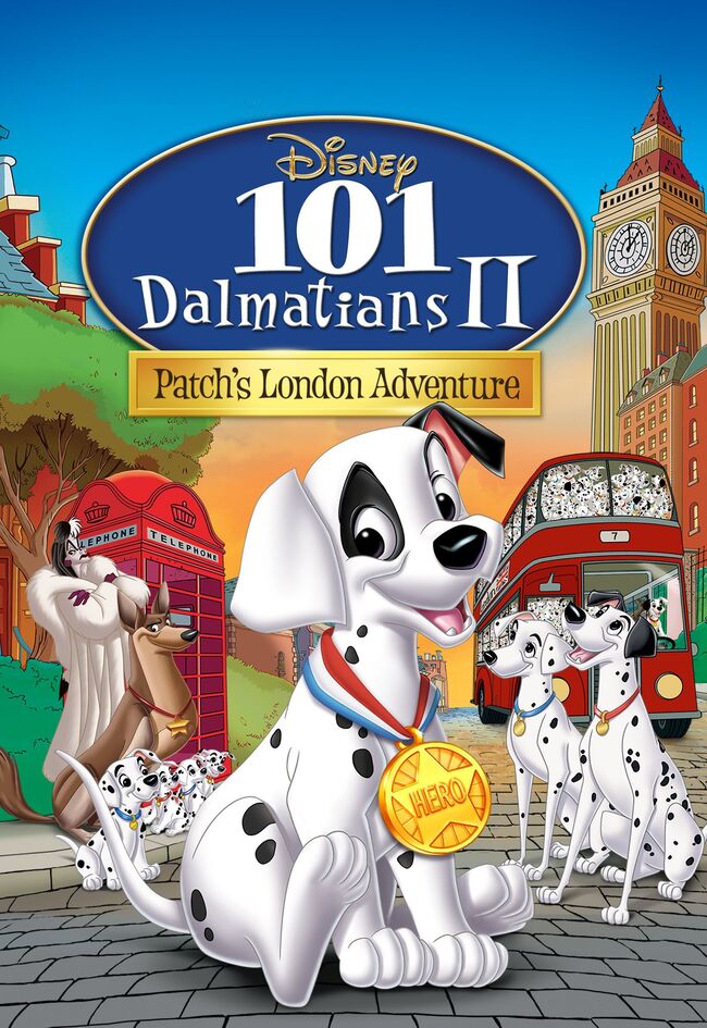 101 Dalmatians II: Patch's London Adventure HD Digital Code (2003) (Redeems in Movies Anywhere; HDX Vudu Fandango at Home & HD iTunes Apple TV Transfer From Movies Anywhere)