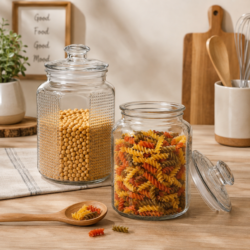 2 KG Premium Glass Jar – Perfect for Pickles & Kitchen Storage