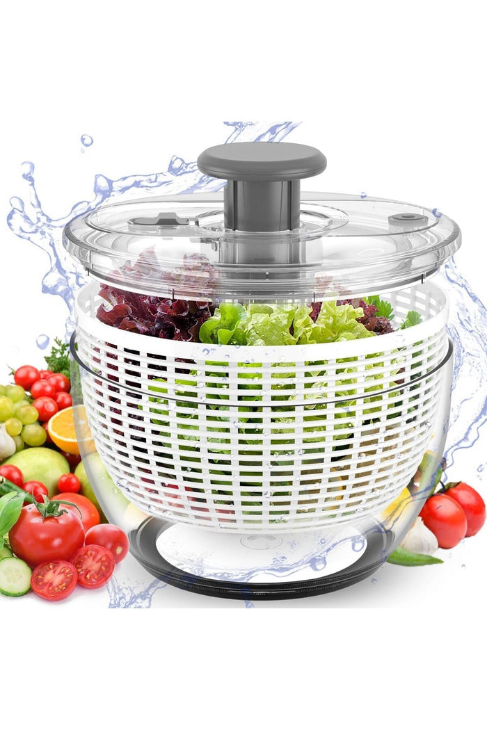 3.6L Salad Spinner, WEKUBA Large Capacity Vegetable Fruit Clean Washer