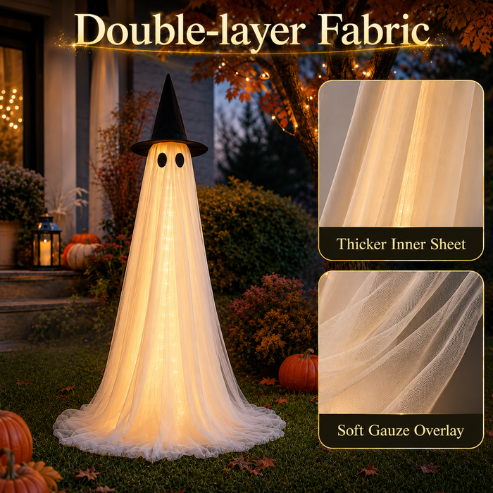 5FT Light-Up Halloween Ghosts
