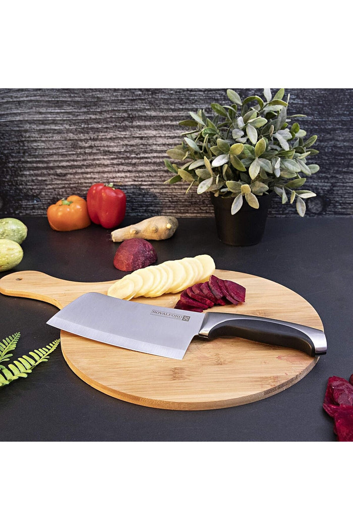 6" Cleaver Knife - Razor Sharp Meat Cleaver Stainless Steel Vegetable Kitchen Knife, Multipurpose Chef Knife