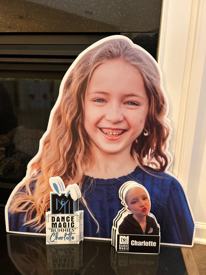 Big Head Cutout (Set Of 2)