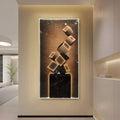 Abstract Cube LED Sculpture Wall Art