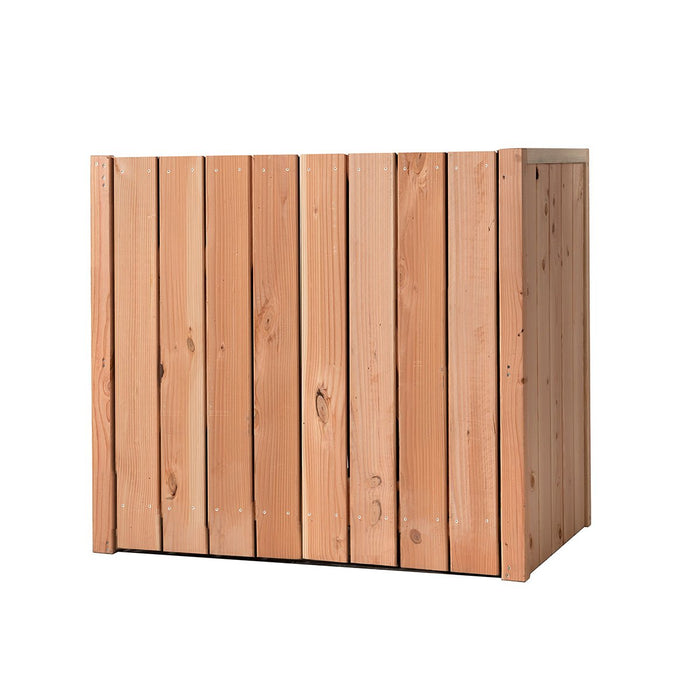 Volente Achterwand Voor 2x 240 liter 134x88x119cm Douglas Hout - Doika - Ombouw Kliko Achterwand - Volente -