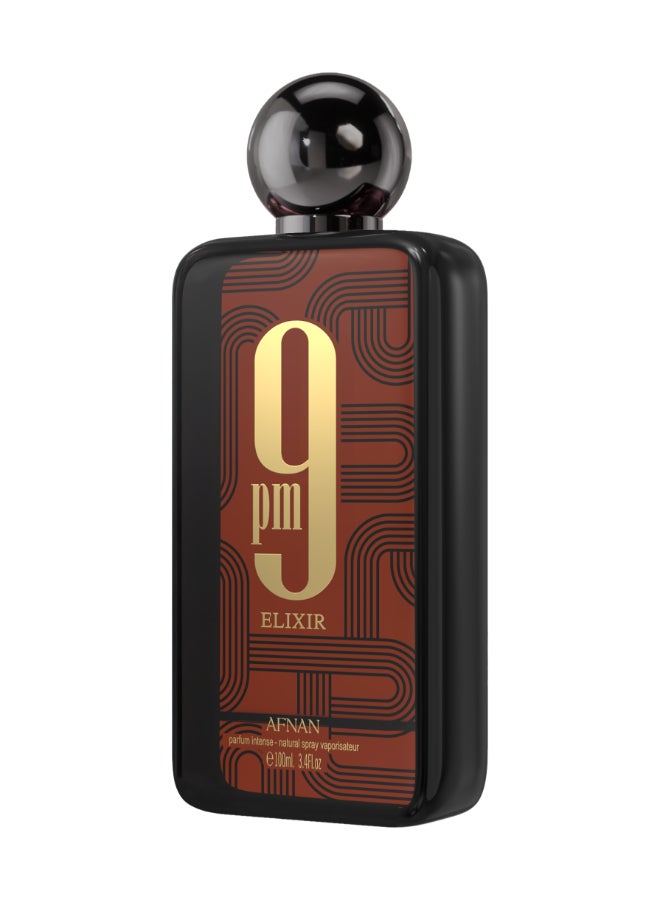 AFNAN 9 PM Elixir Perfume Unisex Parfum Intense, 100 ml