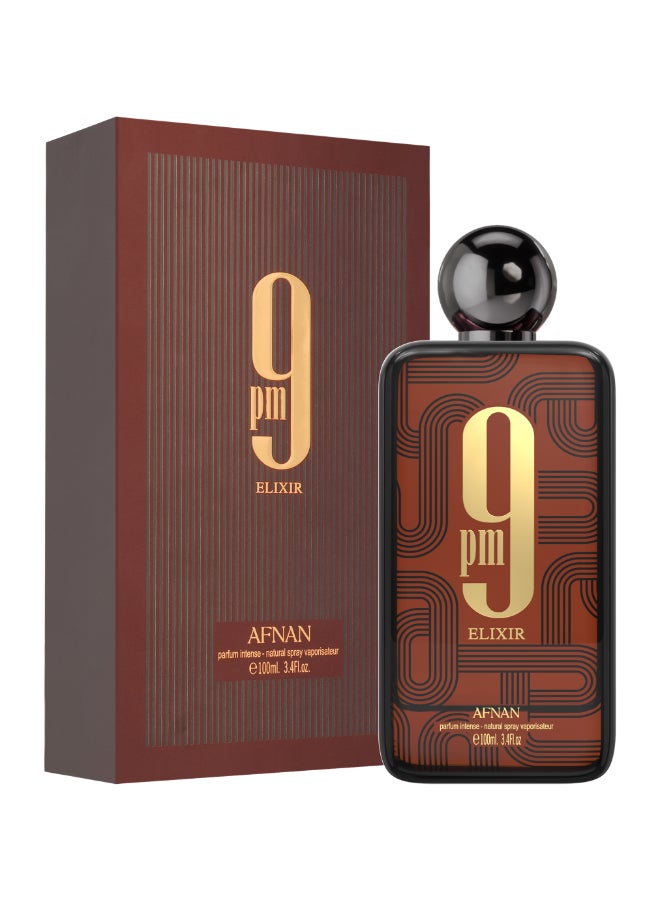 AFNAN 9 PM Elixir Perfume Unisex Parfum Intense, 100 ml