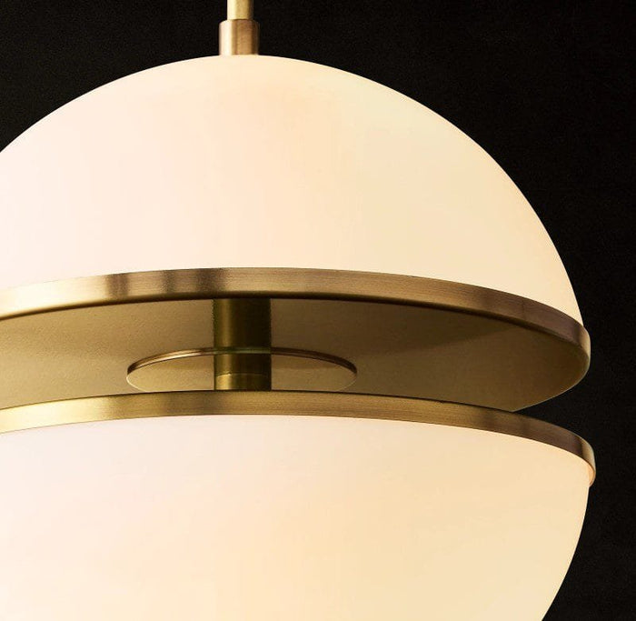 Airy Half-Sphere Pendant Light