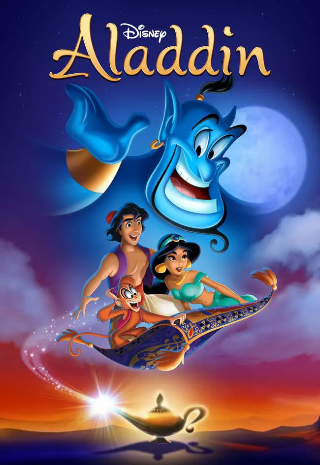 Aladdin HD Digital Code (1992 animated theatrical version) (Redeems in Movies Anywhere; HDX Vudu & HD iTunes Transfer From Movies Anywhere)