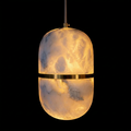 Alba Capsule Marble Pendant Light