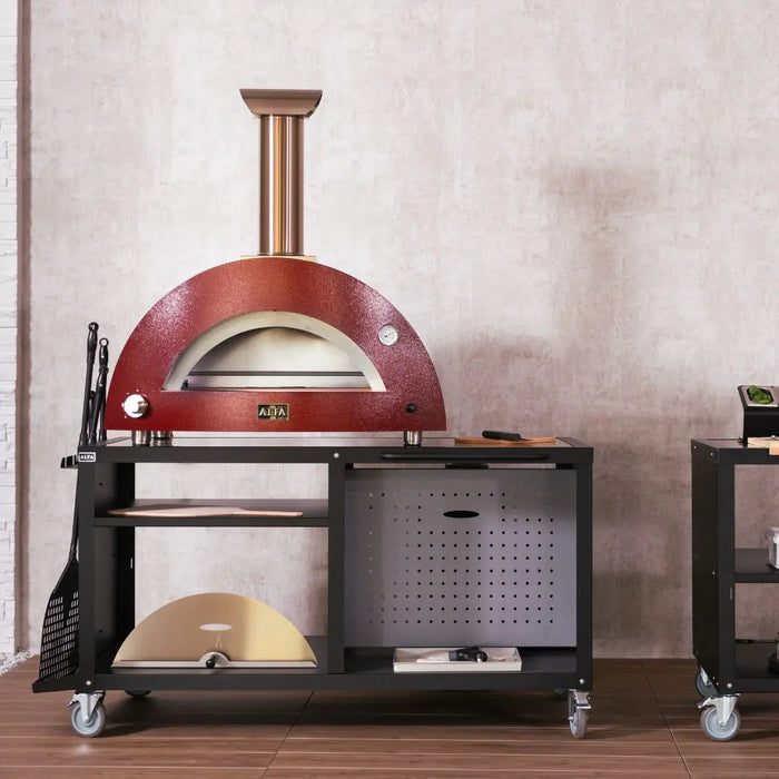 Alfa Pizza Oven Modular Cooking Station 160 outdoor set up