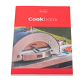 Alfa Cookbook with a pizza oven on the cover