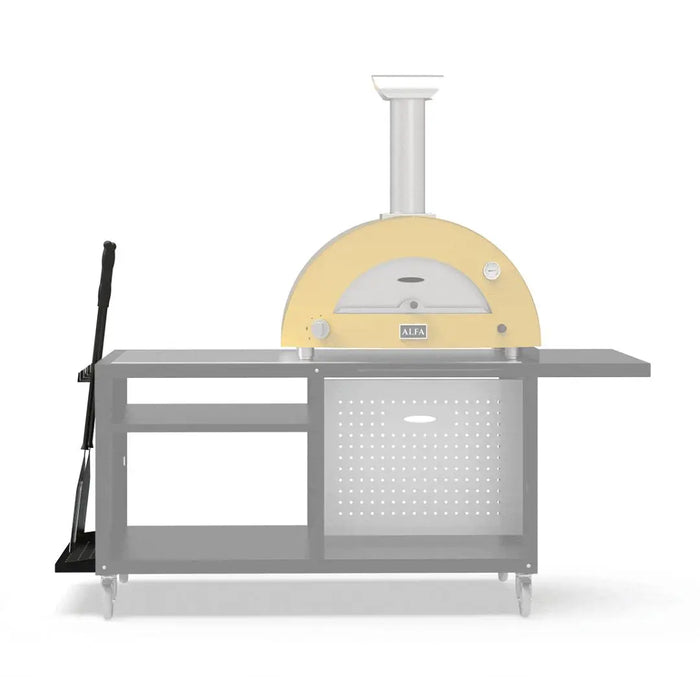 Alfa pizza oven tool integrated support stand