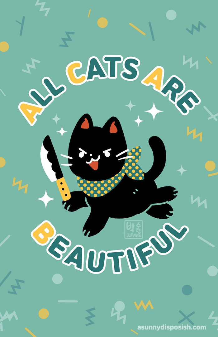 All Cats Are Beautiful Print