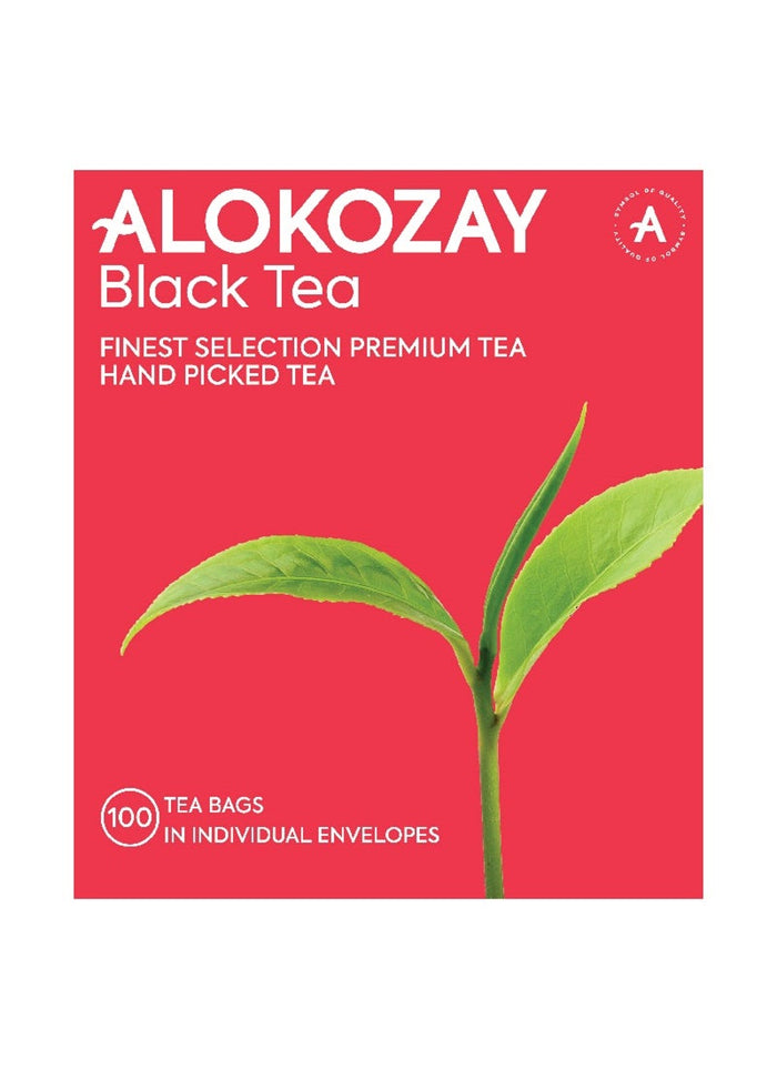 Alokozay Black Tea 100 Individual Enveloped Tea Bags 200grams