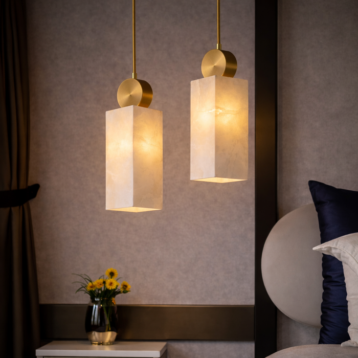 Alvara Marble Drop Pendant Light