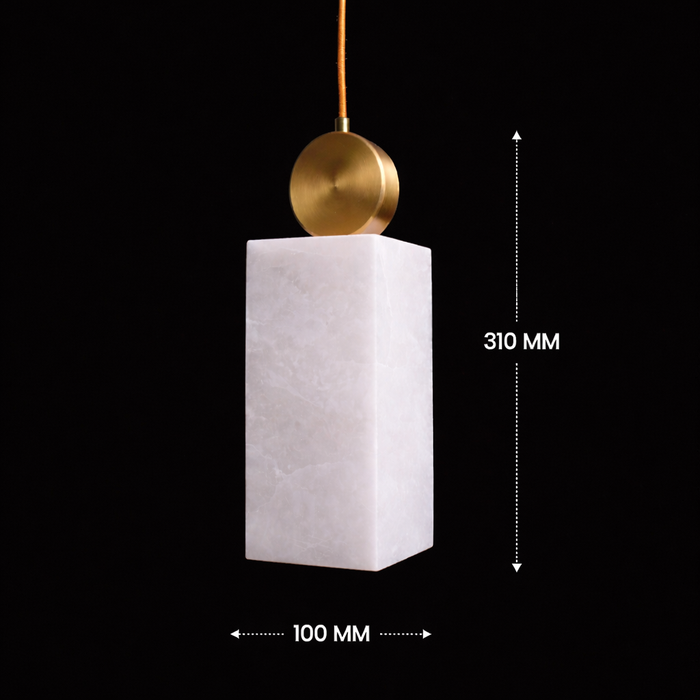 Alvara Marble Drop Pendant Light