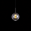 Amber Mesh Globe Pendant Lamp