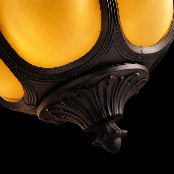 AmberBloom Hanging Lantern Light