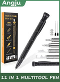 Angju Gifts for Men, 11 in 1 Multitool Pen with Stress Relief Accessory, Father Gifts for Dad, Cool Gadgets for Men, Dad Gifts from Daughter, Birthday gifts for Him, Men, Husband, Boyfriend