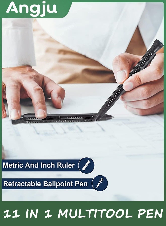 Angju Gifts for Men, 11 in 1 Multitool Pen with Stress Relief Accessory, Father Gifts for Dad, Cool Gadgets for Men, Dad Gifts from Daughter, Birthday gifts for Him, Men, Husband, Boyfriend