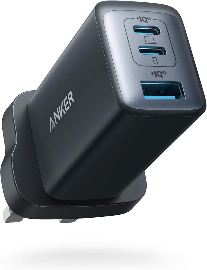 Anker 735 Charger (Nano II 65W), PPS 3-Port Fast Compact USB C Charger for MacBook Pro/Air, iPad Pro