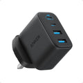Anker Zolo USB C Charger Block, 4-Port Wall Adapter with 50W Max Output, 2 USB-C and 2 USB-A, Compac
