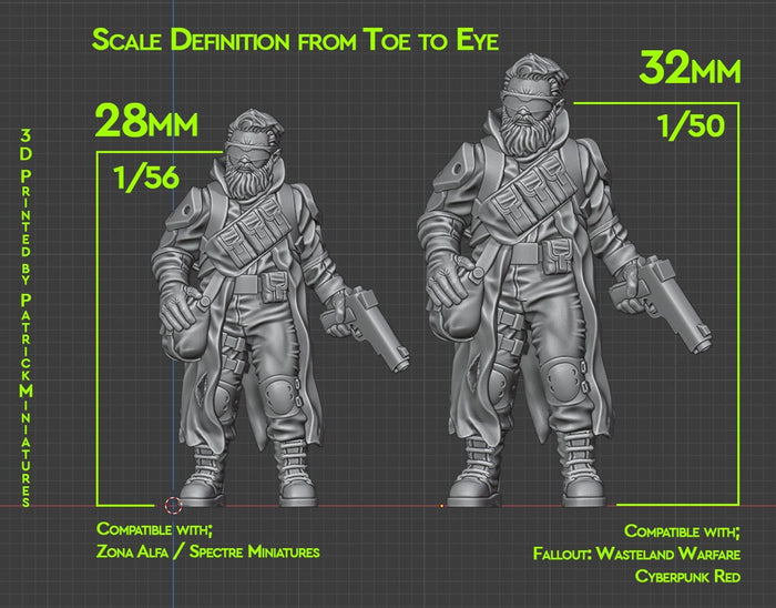 Anti Tank Operators - 3D Printed Minifigures for Modern Tabletop Wargaming 28mm / 32mm Scale