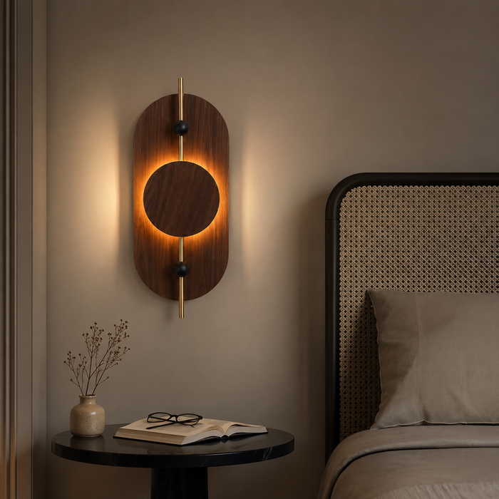 Arbor Zenith Wooden LED Wall Lamp