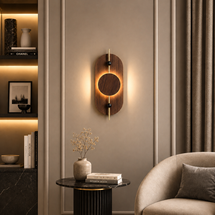 Arbor Zenith Wooden LED Wall Lamp