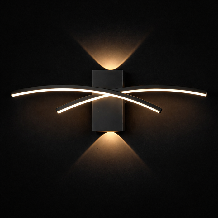 ArcAura Dual Curve LED Wall Light