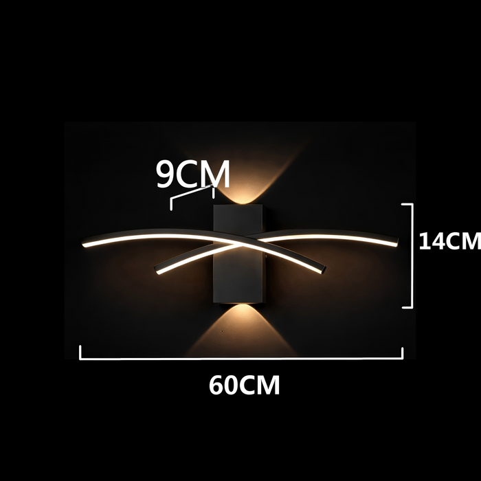 ArcAura Dual Curve LED Wall Light