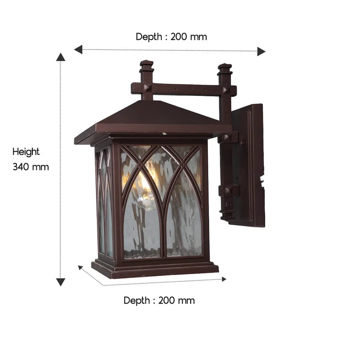 Archway Garden Pillar Lantern Light