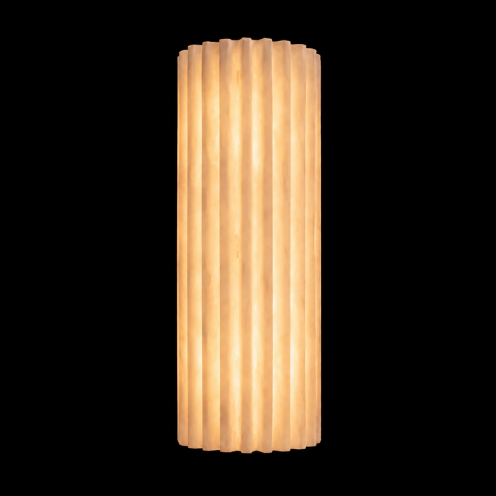Arvona Fluted Marble Wall Light
