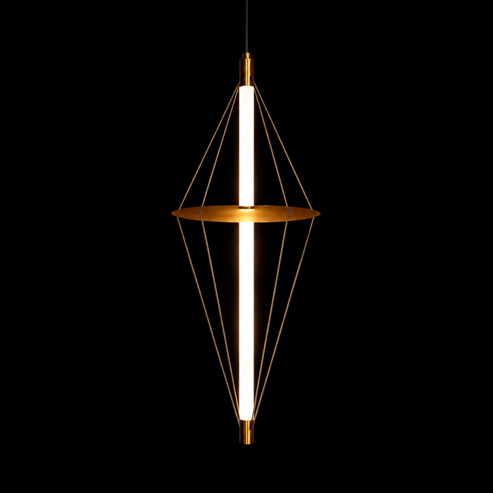 Astra Line Designer Gold Pendant Lamp