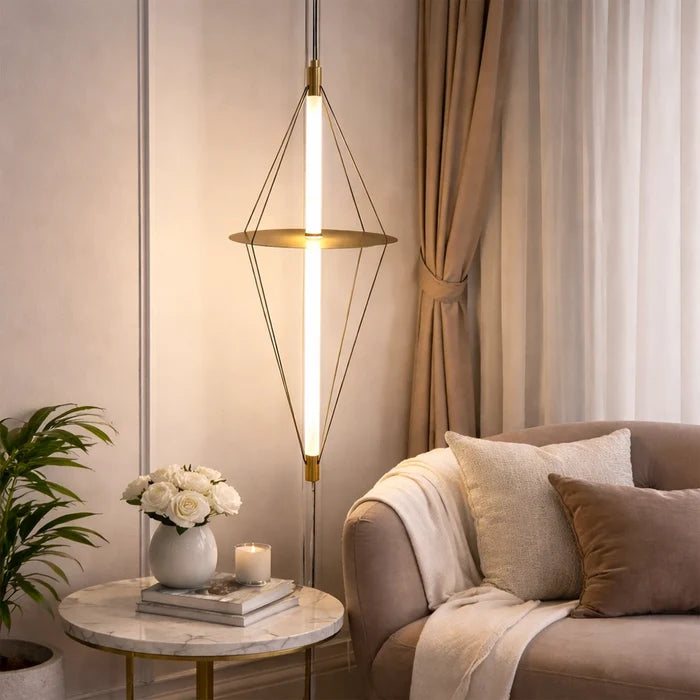 Astra Line Designer Gold Pendant Lamp