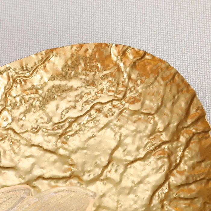 Aura Foliage - Luxury Gold Leaf Wall Sconce