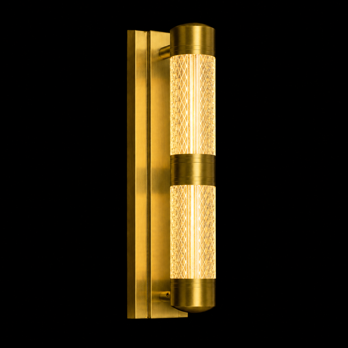 Aurelia Dual Crystal Wall Sconce