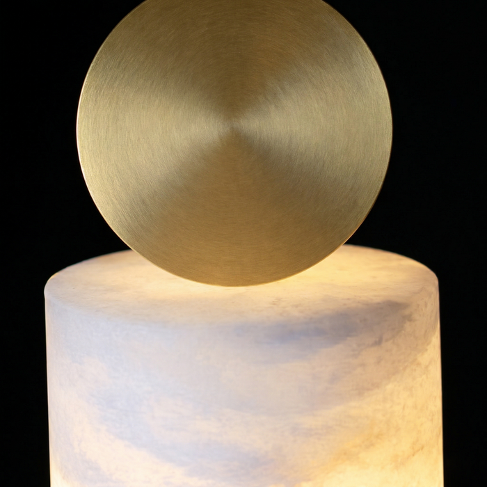 Aurelia Marble Cylinder Pendant Light