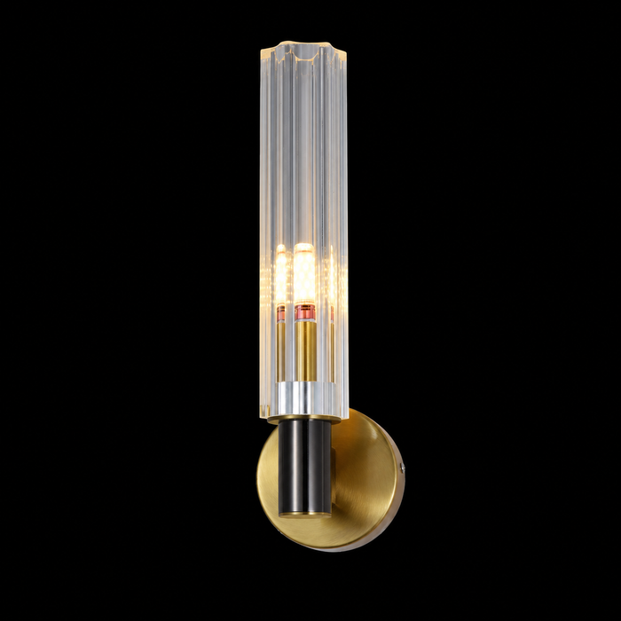 Aureline Fluted Crystal Wall Sconce