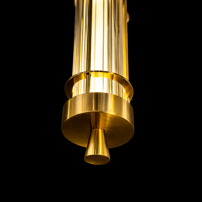 Aurelion Linear Glass Pendant Light