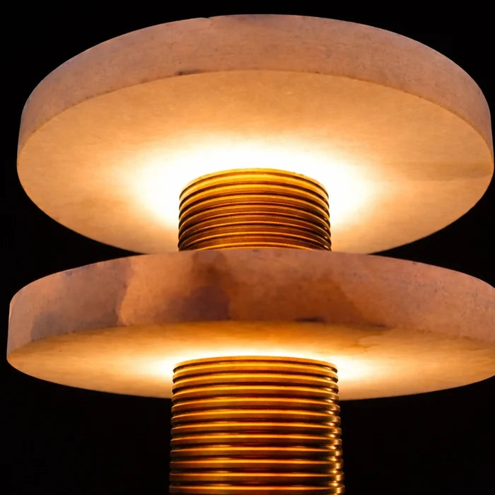 Aurelius Marble Halo Table Lamp