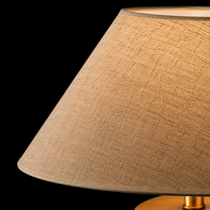 Auric Globe Hammered Metal Table Lamp