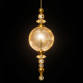 Aurora Crystal Globe Pendant