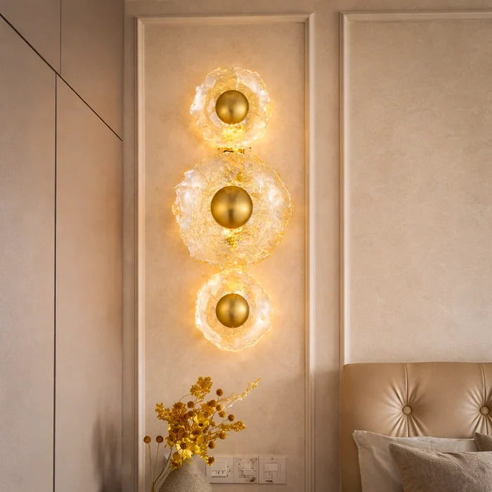 Aurora Geode Trinity Sconce