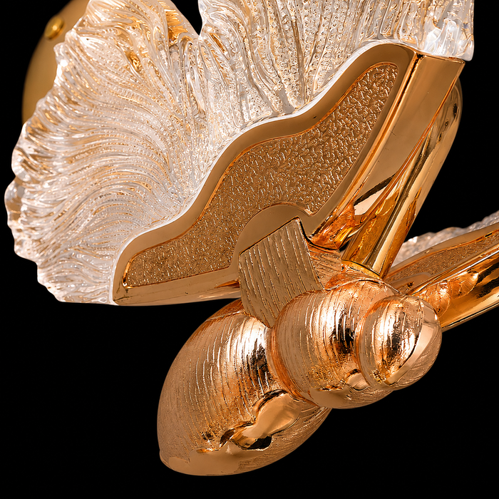 Aurora Moth Crystal Wall Sconce