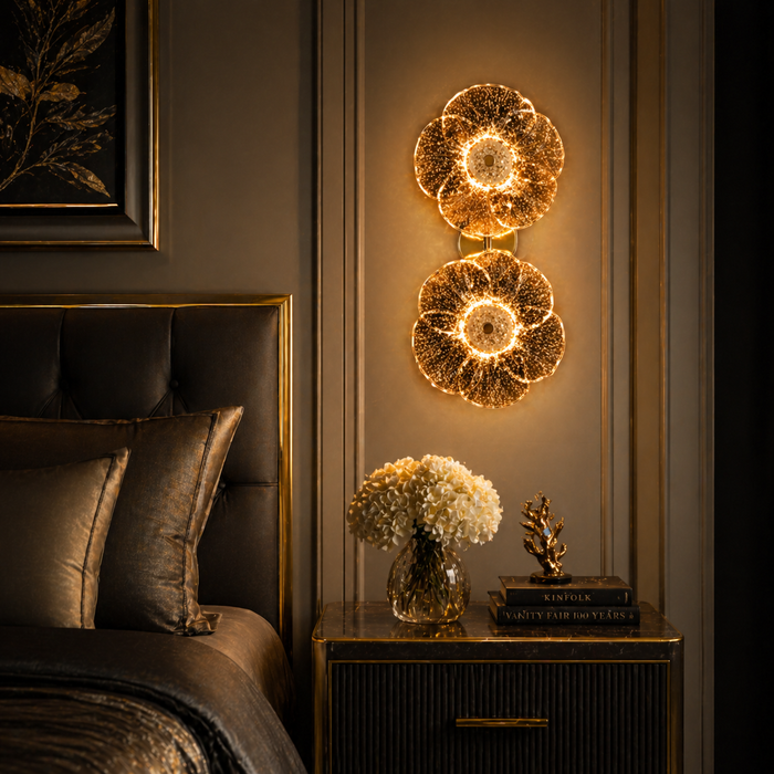 Aurora Petal Duo Wall Lamp