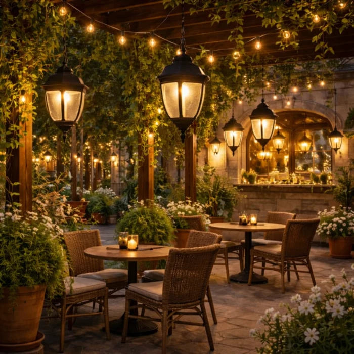 Balcony Chain Lantern Hanging Light