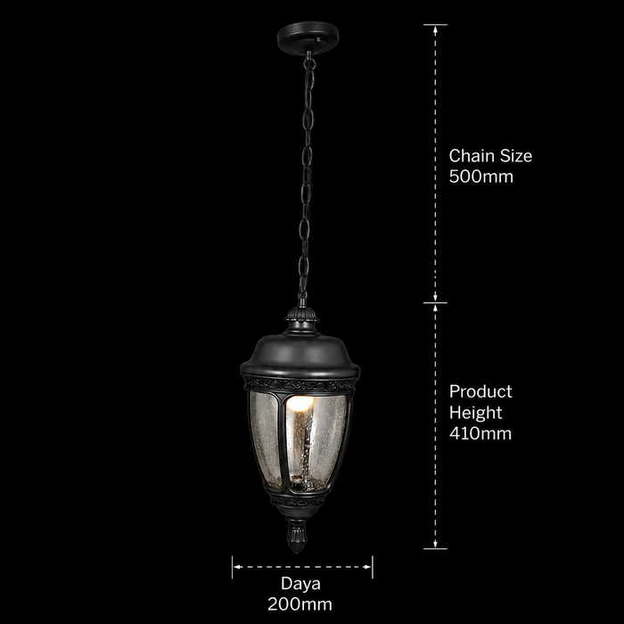 Balcony Chain Lantern Hanging Light