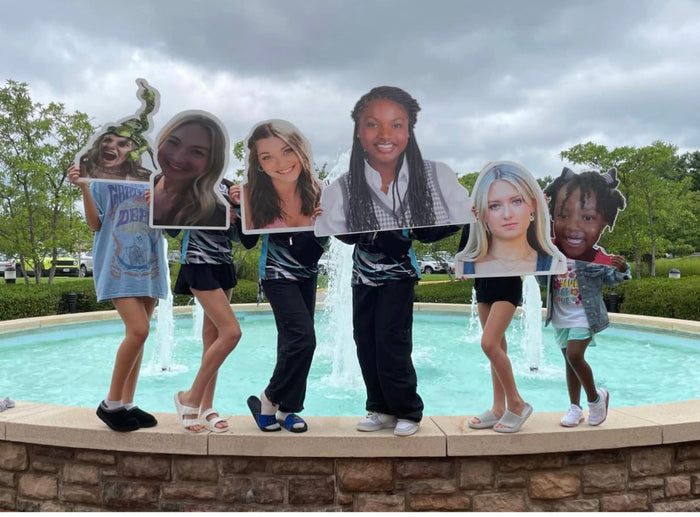 Big Head Cutout (Set Of 2)