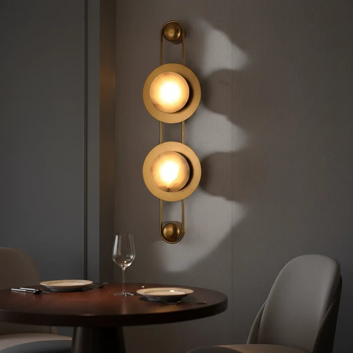 Binary Orbit Twin Sconce